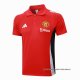 Camiseta Polo del Manchester United 2024-2025 Rojo