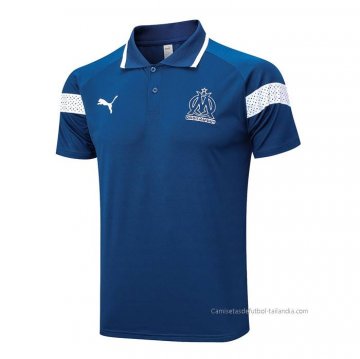 Camiseta Polo del Olympique Marsella 2023-2024 Azul Camiseta Polo del Olympique Marsella 2023-2024 Azul