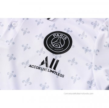 Camiseta Polo del Paris Saint-Germain 2021-2022 Blanco