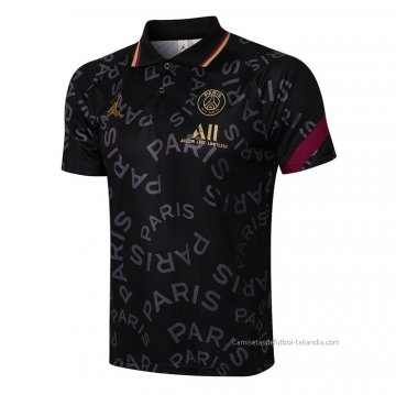 Camiseta Polo del Paris Saint-Germain 2021-2022 Negro Camiseta Polo del Paris Saint-Germain 2021-2022 Negro