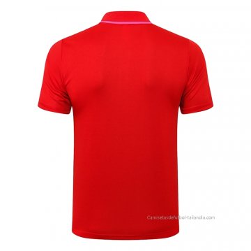 Camiseta Polo del Paris Saint-Germain 2021-2022 Rojo