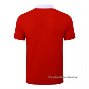 Camiseta Polo del Paris Saint-Germain 2024-2025 Rojo