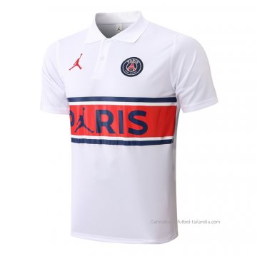 Camiseta Polo del Paris Saint-Germain Jordan 2022-2023 Blanco Camiseta Polo del Paris Saint-Germain Jordan 2022-2023 Blanco