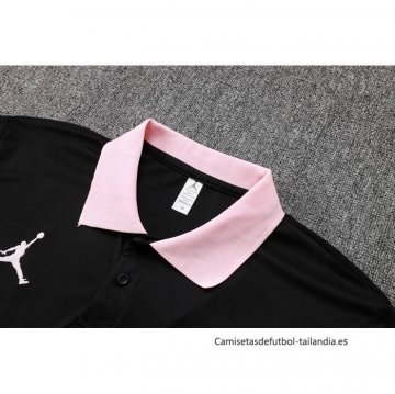 Camiseta Polo del Paris Saint-Germain Jordan 2024-2025 Negro