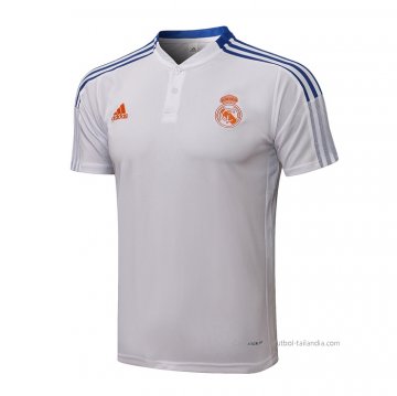 Camiseta Polo del Real Madrid 2021-2022 Blanco Camiseta Polo del Real Madrid 2021-2022 Blanco