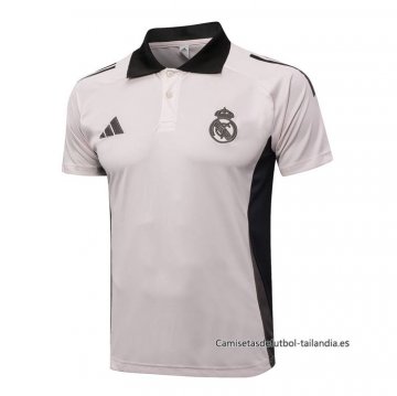 Camiseta Polo del Real Madrid 2024-2025 Rosa Claro Camiseta Polo del Real Madrid 2024-2025 Rosa Claro