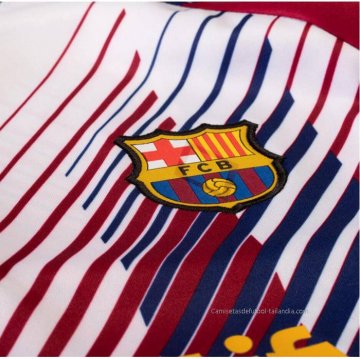 Camiseta Pre Partido del Barcelona 2023 Azul y Rojo