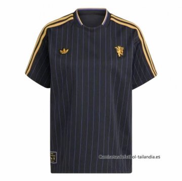 Camiseta Pre Partido del Manchester United 2025-2026 Negro Camiseta Pre Partido del Manchester United 2025-2026 Negro