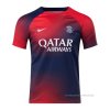 Camiseta Pre Partido del Paris Saint-Germain 2023 Azul y Rojo Camiseta Pre Partido del Paris Saint-Germain 2023 Azul y Rojo