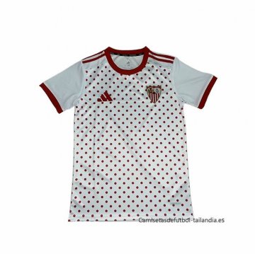 Camiseta Pre Partido del Sevilla 2025-2026 Blanco Camiseta Pre Partido del Sevilla 2025-2026 Blanco