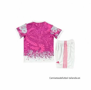 Camiseta Real Madrid Dragon Nino 2025-2026 Rosa