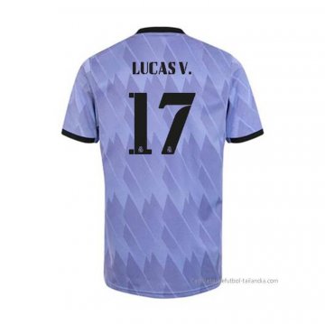 2ª Camiseta Real Madrid Jugador Lucas V. 2022-2023 2ª Camiseta Real Madrid Jugador Lucas V. 2022-2023