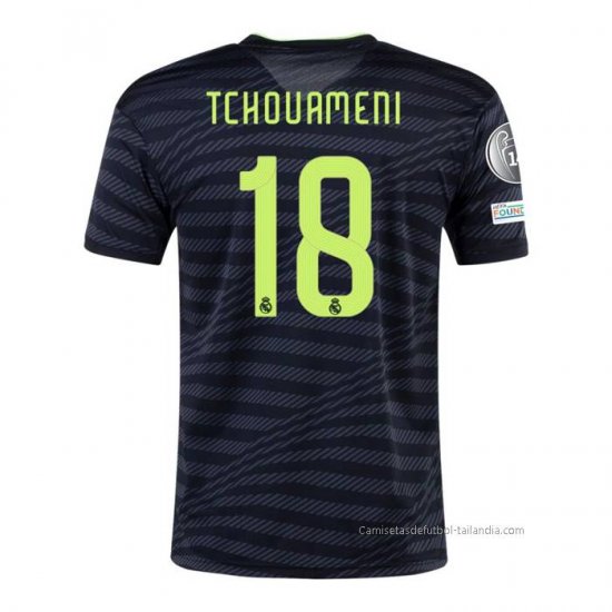 3ª Camiseta Real Madrid Jugador Tchouameni 2022-2023 - Haga un click en la imagen para cerrar