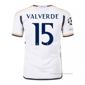 1ª Camiseta Real Madrid Jugador Valverde 2023-2024 1ª Camiseta Real Madrid Jugador Valverde 2023-2024