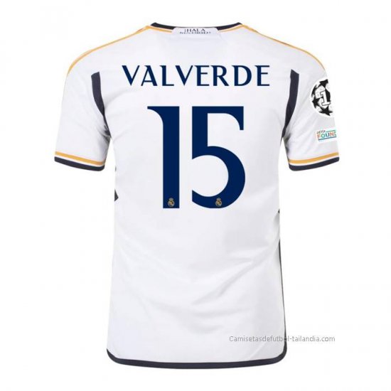 1ª Camiseta Real Madrid Jugador Valverde 2023-2024 - Haga un click en la imagen para cerrar