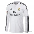 1ª Camiseta Real Madrid Manga Larga Retro 2014-2015