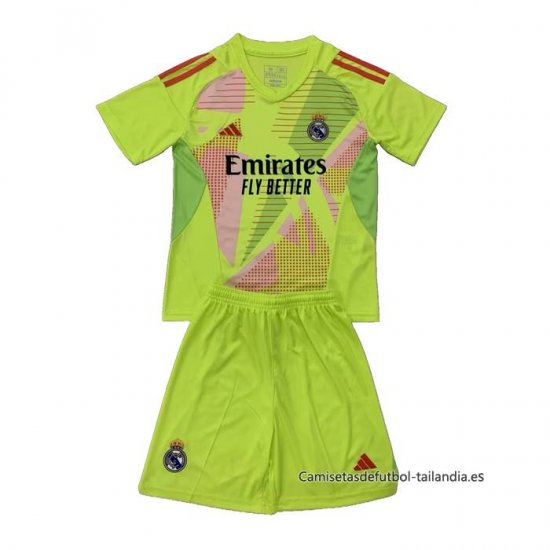 Camiseta Real Madrid Portero 4ª Nino 2024-2025 - Haga un click en la imagen para cerrar