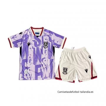 2ª Camiseta Sheffield Wednesday Nino 2025-2026