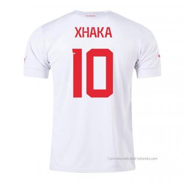 2ª Camiseta Suiza Jugador Xhaka 2022 2ª Camiseta Suiza Jugador Xhaka 2022