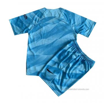 Camiseta Tottenham Hotspur Portero Nino 2023-2024 Azul