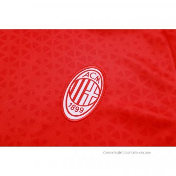 Camiseta de Entrenamiento AC Milan 2023-2024 Rojo