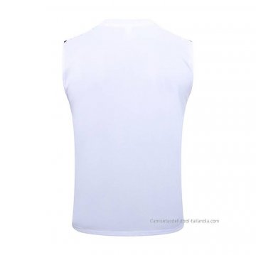 Camiseta de Entrenamiento Ajax Sin Mangas 2023-2024 Blanco