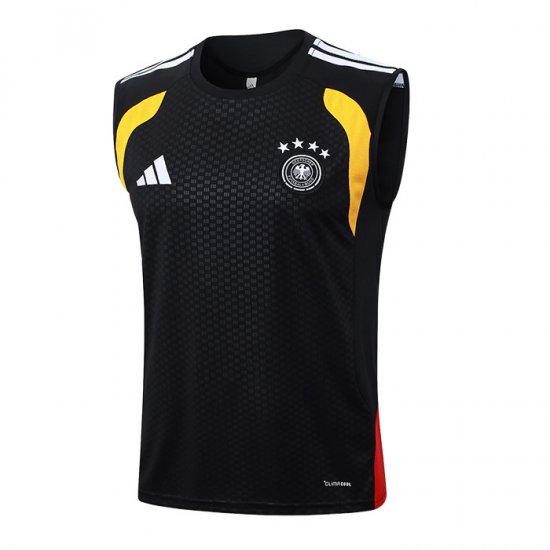 Camiseta de Entrenamiento Alemania Sin Mangas 2025-2026 Negro - Haga un click en la imagen para cerrar
