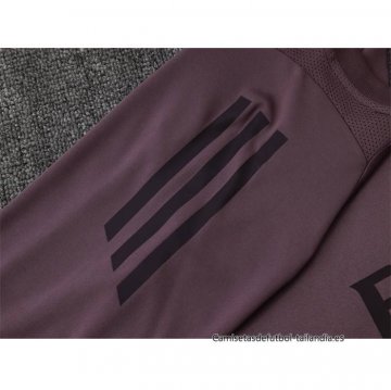 Camiseta de Entrenamiento Arsenal 2024-2025 Gris Purpura