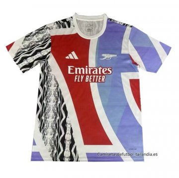 Camiseta de Entrenamiento Arsenal 2024-2025 Rojo Azul Camiseta de Entrenamiento Arsenal 2024-2025 Rojo Azul