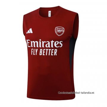 Camiseta de Entrenamiento Arsenal Sin Mangas 2025-2026 Rojo Camiseta de Entrenamiento Arsenal Sin Mangas 2025-2026 Rojo