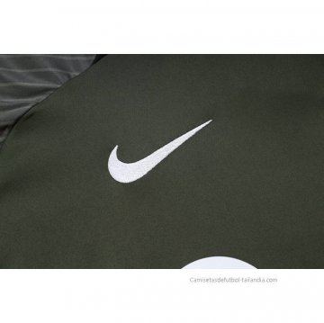 Camiseta de Entrenamiento Barcelona 2023-2024 Verde Oscuro