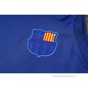 Camiseta de Entrenamiento Barcelona Sin Mangas 2023-2024 Azul