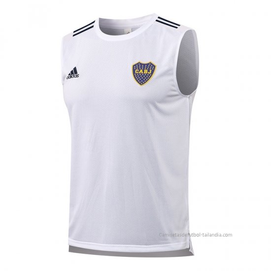 Camiseta de Entrenamiento Boca Juniors Sin Mangas 2021-2022 Blanco - Haga un click en la imagen para cerrar