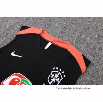 Camiseta de Entrenamiento Brasil Sin Mangas 2025-2026 Negro