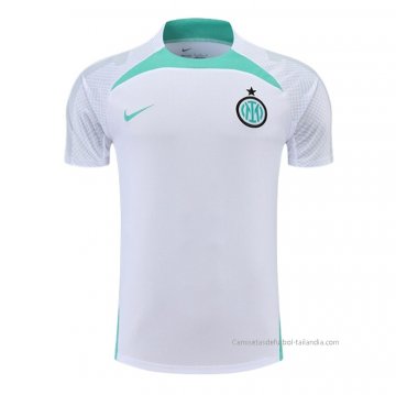 Camiseta de Entrenamiento Inter Milan 2022-2023 Blanco Camiseta de Entrenamiento Inter Milan 2022-2023 Blanco