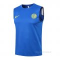 Camiseta de Entrenamiento Inter Milan Sin Mangas 2021-2022 Azul