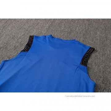 Camiseta de Entrenamiento Inter Milan Sin Mangas 2021-2022 Azul
