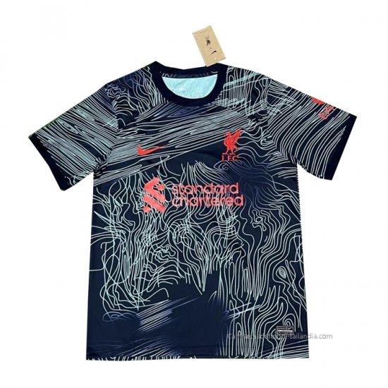 Camiseta de Entrenamiento Liverpool 2022 Negro - Haga un click en la imagen para cerrar
