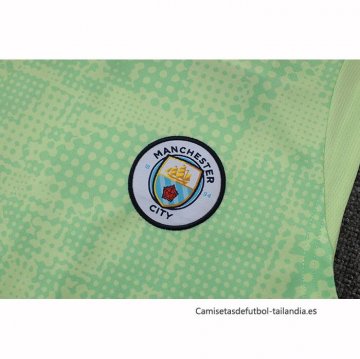 Camiseta de Entrenamiento Manchester City Sin Mangas 2025-2026 Verde