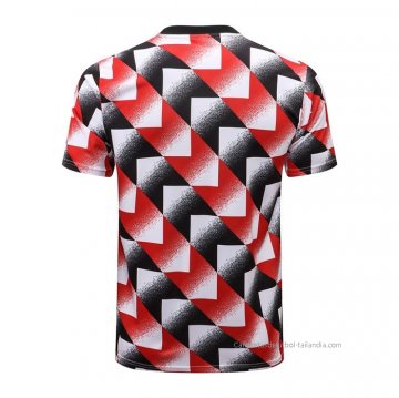 Camiseta de Entrenamiento Manchester United 2022-2023 Negro y Rojo