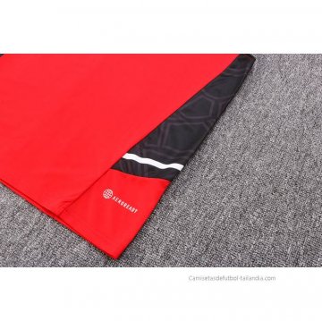 Camiseta de Entrenamiento Manchester United Sin Mangas 2022-2023 Rojo