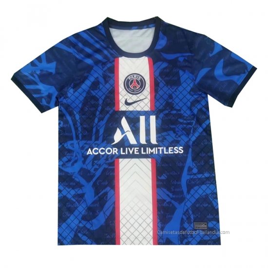 Camiseta de Entrenamiento Paris Saint-Germain 2022 Azul Oscuro - Haga un click en la imagen para cerrar