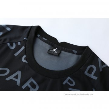 Camiseta de Entrenamiento Paris Saint-Germain Jordan 2021 Negro