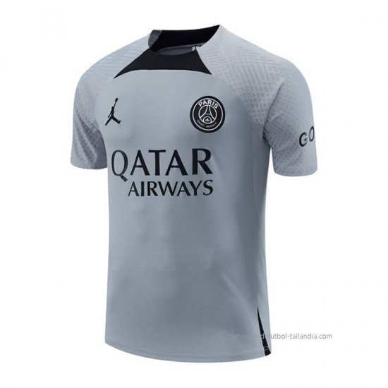 Camiseta de Entrenamiento Paris Saint-Germain Jordan 2022-2023 Gris - Haga un click en la imagen para cerrar