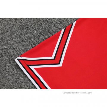 Camiseta de Entrenamiento Paris Saint-Germain Jordan Sin Mangas 2022-2023 Rojo