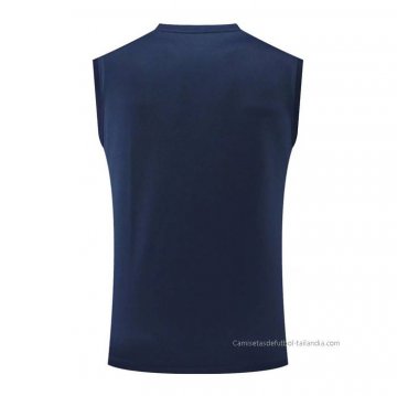 Camiseta de Entrenamiento Paris Saint-Germain Sin Mangas 2022-2023 Azul y Rojo