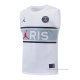 Camiseta de Entrenamiento Paris Saint-Germain Sin Mangas 2022-2023 Blanco y Gris