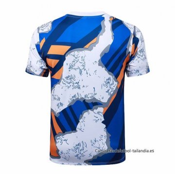 Camiseta de Entrenamiento Real Madrid 2025-2026 Blanco Azul