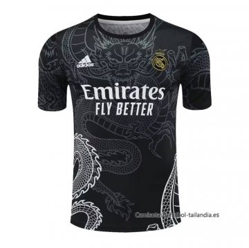 Camiseta de Entrenamiento Real Madrid Dragon 2024-2025 Negro