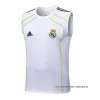Camiseta de Entrenamiento Real Madrid Sin Mangas 2025-2026 Blanco Verde
